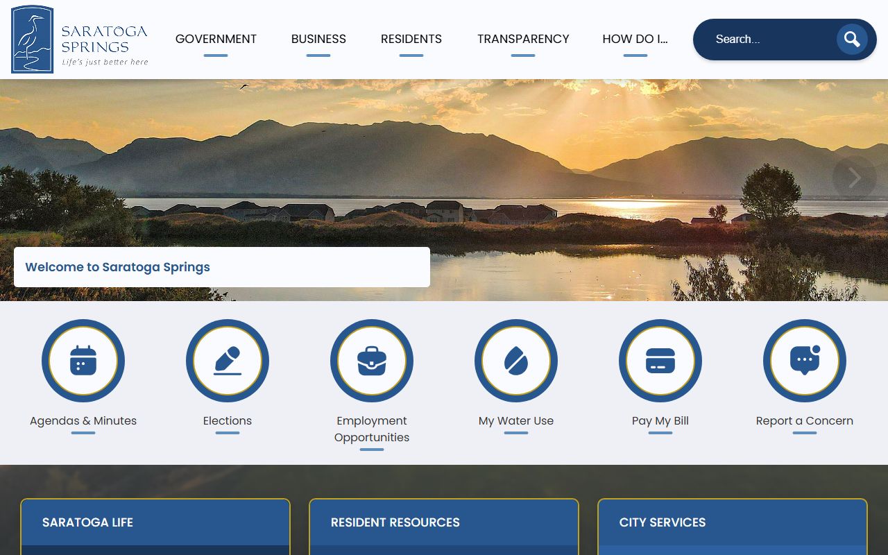 Saratoga Springs City Municipal Court information from the city official website