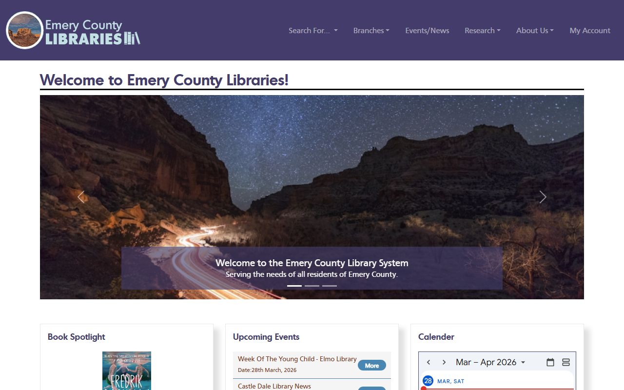Emery County Library system dissolution of marriage research resources